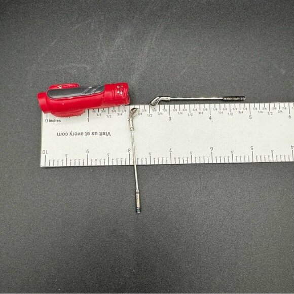 Red Miniature Golf Bag with Clubs - Picture 8 of 10